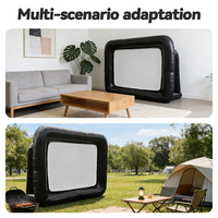 Écran de projection gonflable pliable imperméable pour l'extérieur, léger et multifonctionnel pour le camping et la randonnée
