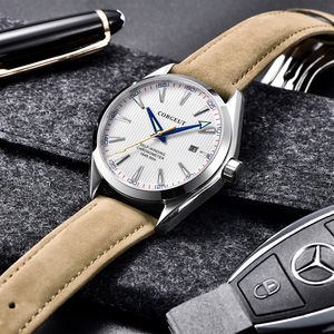 Corgeut Sang Trọng Thép Không Gỉ 41Mm Seagull Nh35 Phong Trào Miyota 8215 Phong Trào Sapphire Quay Số 5Bar Waterpoof Tự Động Đồng Hồ Cơ Khí - Product Image 5