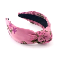 Meilleur prix personnalisé fleur brodé décontracté mode décorer fait à la main femme concepteur bandeau