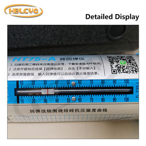 RH75-A Brick Rebound Tester Ziegel festigkeit stest Betontest werkzeuge Hammer Rebound Typ Hammer Beton härte prüfer - Product Image 5