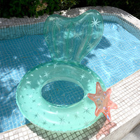 Bouée gonflable étoile de mer Mingyuan pour adulte, populaire, avec dossier inclinable, protection environnementale, PVC épais, bouée de sauvetage sirène