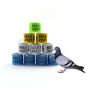 Geshifeng <span class=keywords><strong>Bague</strong></span> Oiseau et Pigeon Fabricant Vente 2024 <span class=keywords><strong>Bague</strong></span> Pied Pigeon Multicolore Id 8Mm - Product Image 1