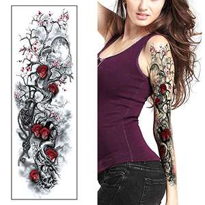 Adesivo per Tatuaggio Temporaneo Personalizzato OEM ODM per Braccio Intero, <span class=keywords><strong>Gamba</strong></span>, Schiena, Arte del Corpo - Product Image 4