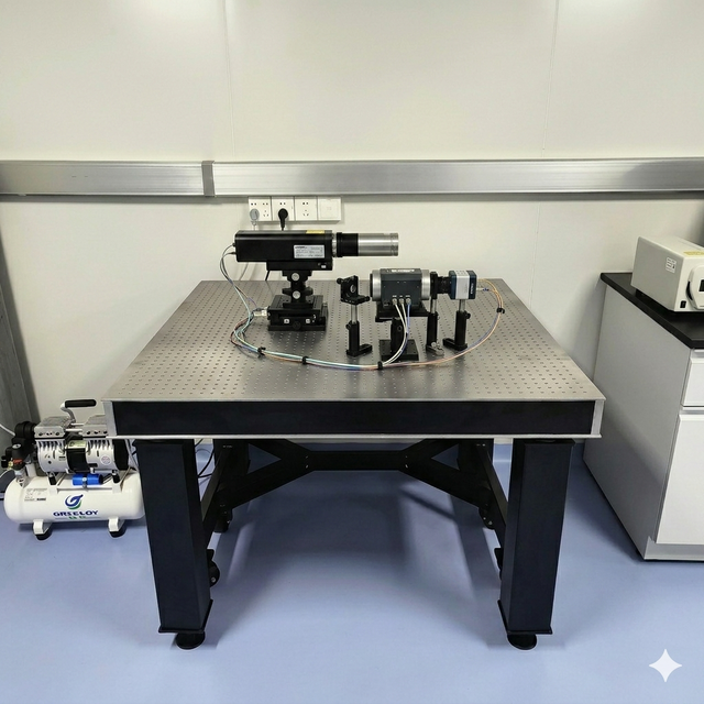 ZDT-B 1200x800x800mm Optical Air Isolation Table Three-Wire Pendulum High Performance Vibration Damping Optical Platform