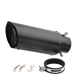 Sistema de Escape Completo para Motocicleta, Silenciador de Escape de Doble Capa con Tubo Redondo de 51 mm, Modificado para Motocicleta - Product Image 5