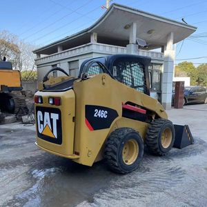 Cargadoras usadas de buen rendimiento Cat246C 289D 277 Cargadora de deslizamiento usada 3Ton 99% nueva Rueda MINICARGADORA pieza original para Venta barata - Product Image 1