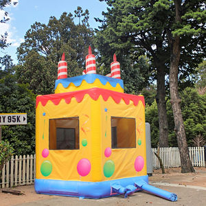 Hire Factory PVC Family Indoor Amusement Park Equipment Jumping Inflatable Trampoline Bouncy Castle <strong>Balloon</strong> for Kids - Product Image 3