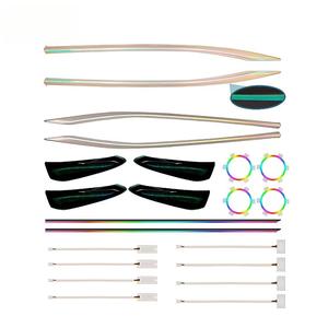 Éclairage d'ambiance intelligent pour l'intérieur de la voiture, compatible avec Vinfast <span class=keywords><strong>Vf7</strong></span> 2022 2024 2025, éclairage néon fluide et symphonique - Product Image 1