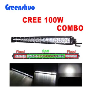 Auto Lighting 20inch 30inch 40inch 50inch Barras de luz led 4x4 Single Row Light Bar