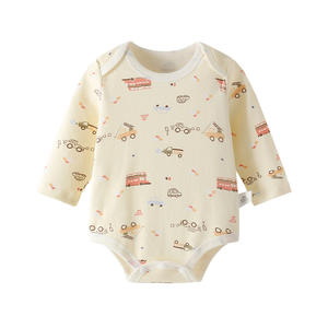 Combinaison unisexe pour bébé fille, manches longues, printemps-automne, 2026, en coton, pour 0-1 an - Product Image 4