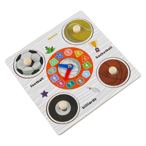Ultime temps explorant le développement cognitif Petite planche de préhension en forme d'horloge, jouet de stimulation sensorielle innovant pour les enfants - Product Image 4