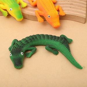 Juguete Sensorial Antiestrés de Cocodrilo de TPR con Relleno de Harina, Colorido y Blandito, Juguete de Descompresión para Niños - Product Image 4