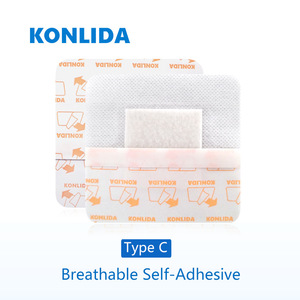 KONLIDA Hydrophilic Fiber Dressing Type C Breathable Self-Adhesive Wound Care - Product Image 1