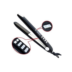 Top Tien Haargereedschap Professionele <span class=keywords><strong>Titanium</strong></span> Brede Plaat Keratine Custom Logo Saudi-Arabië Markt Platte Ijzeren Stijltang - Product Image 1