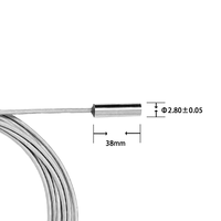 Module de caméra endoscopique médicale flexible de 2,8 mm, capteur CMOS, longueur focale de 0,5 mm, résolution VGA, fréquence d'images de 15/30 ips, type C USB