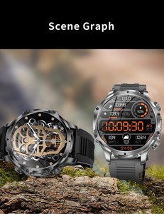 Reloj Inteligente Deportivo AK75 para Exteriores con Pantalla Grande <span class=keywords><strong>de</strong></span> 1.9 Pulgadas para Llamadas Bluetooth, Frecuencia Cardíaca, Oxígeno en Sangre, Posicionamiento, <span class=keywords><strong>Asistente</strong></span> <span class=keywords><strong>de</strong></span> Voz con IA - Product Image 2