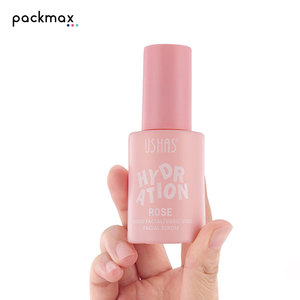 25ml Cylindrical Glass Bottle External Screw Cap Eco-Friendly Non-Spill Refillable Luxury for Foundation <b>Sunscreen</b> Base Makeup - Product Image 3