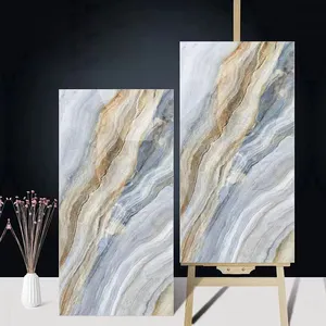 Piastrelle effetto marmo bianco lucido gres porcellanato lucido piastrelle per pavimenti in gres porcellanato 60x60 cm. 23.6x47.2 pollici