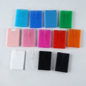 Custom Logo <b>Empty</b> 10ml 20ml 30ml Flat Pocket <b>Spray</b> Perfume PP Plastic Credit <b>Spray</b> Card <b>Bottle</b> for Travel - Product Image 4