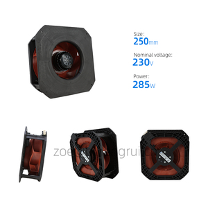 Ventilateur axial de refroidissement pour armoire d'onduleur ebmpapst K2E250-RA50-01 300*300*109mm 30cm 230V AC 285W 2450RPM à roulement à billes - Product Image 2