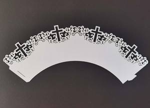 Envoltorios para Cupcakes, Papel para Hornear con Diseño Artístico de Filigrana, Vasos de Papel para Pasteles con Corte Láser de Encaje Cruzado, para Decoración de Bodas, Fiestas y Cumpleaños - Product Image 4