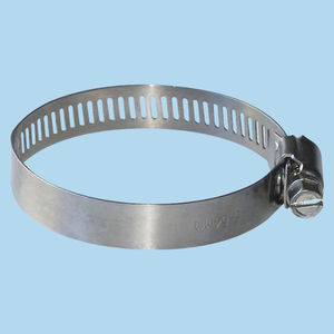 201 Stainless Steel <b>Quick</b> <b>Release</b> Adjustable 6mm-550mm Heavy Duty Pipe Clip Band Zebra Worm Gear Screw hose <b>clamp</b> - Product Image 4