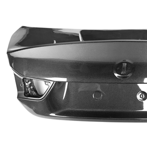 リアルカーボンファイバー<span class=keywords><strong>CSL</strong></span>スタイルリアトランクBMW M4 F82 2013-2019リアトランクリップ & フロントバンパーアップグレードオートモデルF82保護 - Product Image 3