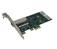 Tarjeta de Red de Fibra Óptica PCIe X1 SFP de 1 Gbps, Adaptador Ethernet Gigabit de un Solo Puerto Intel I210 CS para Computadora de Escritorio, NAS, IPC Industrial