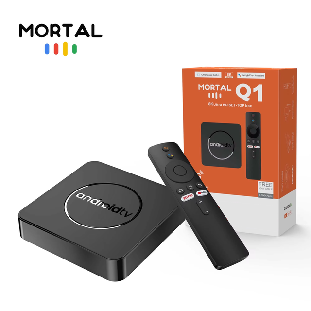 High Quality Portable Mortal Q1 TV BOX Allwinnerh313 Android13.0 BT5.0 Dual Wifi 4k Ram 2GB Rom16GB Factory Production