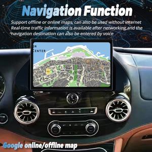 Radio para Auto para Mercedes Benz Vito 116 W447 2016, Pantalla de 13.3 Pulgadas, 2Din, Android 13, Receptor Estéreo, Navegación GPS, DSP, Reproductor de Video, Carplay - Product Image 3