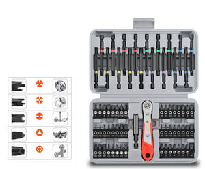 1/4 ''Mini <span class=keywords><strong>clé</strong></span> à cliquet 68 pièces jeu d'embouts de tournevis colorés pour les travaux à zone étroite boîte à outils Portable multifonctionnelle - Product Image 4