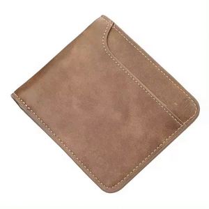 Muestra gratuita 2023, tarjetero personalizado retro pequeño y delgado, billetera de cuero PU - Product Image 4