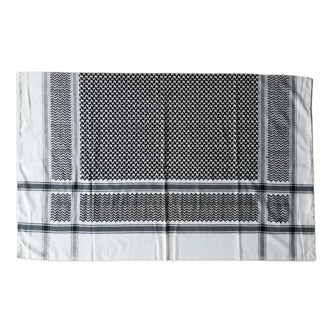 REGULAR USE White Black Shemagh SCARF FOR MEN