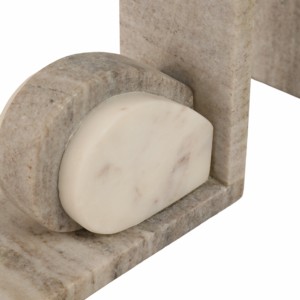 Fermalibri Decorativi in Onice e Marmo, Eleganti e Moderni per Libreria e Ufficio - Product Image 4