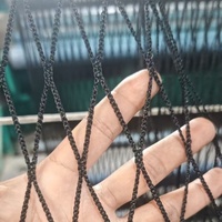 Filet de protection pour drone en maille nouée personnalisable, ignifuge et résistant aux chocs, pour périmètre de site