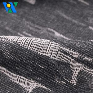 9,7 Unzen schwarzer Jacquard-Jeans stoff für Männer Jeans-Stoff rollen ohne Stretch für Jacken Mittelschwere anpassbare Muster - Product Image 4