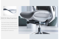 Chaise de bureau ergonomique SITSTAR, chaise de direction, soutien lombaire, chaise pivotante en maille, ANSI/BIFMA X5.1-2017 EN 1335, projet ODM