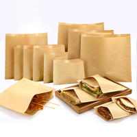 Niedriger Preis Großhandel Hersteller maschinell hergestellte Kraft papiertüte für Back verpackungen