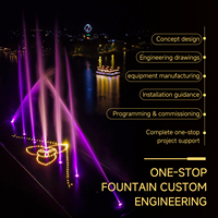 Fontaine Davis en acier inoxydable 304, rideau d'eau moderne, éclairage LED RGB, fontaine décorative pour usage intérieur/extérieur