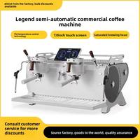 Machines semi-automatiques haut de gamme à double tête pour l'extraction professionnelle de l'expresso dans les cafés à fort volume de clients