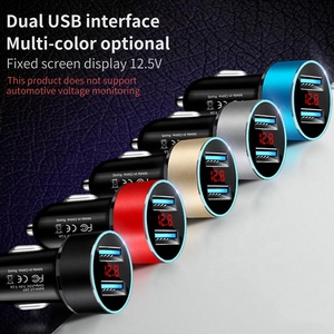 Cantell Smart 5V 3.1A USB chargeur de <span class=keywords><strong>voiture</strong></span> rapide <span class=keywords><strong>adaptateur</strong></span> 12.5V double USB téléphones mobiles caméras 10W puissance chargeur de <span class=keywords><strong>voiture</strong></span> électrique écouteurs - Product Image 2
