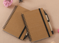 A6 couverture en cuir ligné ligné composition Kraft cahiers imprimés journaux pour étudiants bureau-voyage A6 couture pour journal mémo