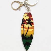 Meilleure vente transfrontalière : Décapsuleur porte-clés en acrylique, style planche de surf d'Asie du Sud-Est, compact et portable