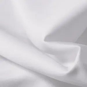 होटल सनी कस्टम सादा साटन सफेद सूती कपड़े बिस्तर की चादरों के लिए रोल पैकेज