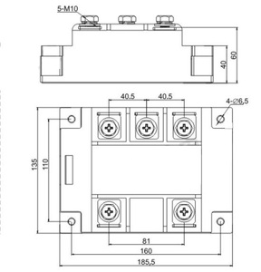 Gelijkrichter Brug Mds1000a 1000a 1600V Drie Fase Brug Gelijkrichter <span class=keywords><strong>Diode</strong></span> Module <span class=keywords><strong>Diode</strong></span> Modules Driefasige Thyristor <span class=keywords><strong>Diode</strong></span> Module - Product Image 6