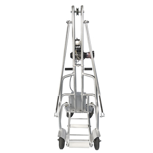 Tracteur Électrique pour Porcs, Chariot de Transport de Porcs avec Treuil à Double Vitesse, Châssis Renforcé Galvanisé pour Ferme et Abattoir - Product Image 5