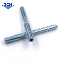 Vis autotaraudeuses en acier zingué à double filetage, à tête Torx, goujons de suspension, goujons métriques de 60 mm de longueur, B1=1.25D M8 M10 M12 CE