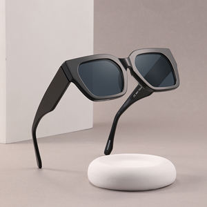 2025 nouveau logo personnalisé nuances lunettes de soleil en gros Offre Spéciale acétate lunettes de soleil unisexe concepteur cadre carré lunettes de soleil - Product Image 5