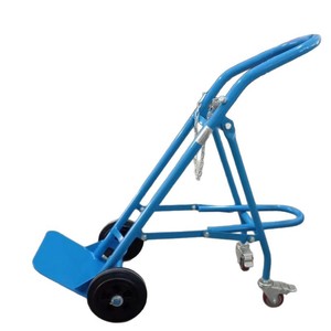 Chariot pliable en acier inoxydable 304 pour bouteilles de gaz/oxygène pour chantier de construction - Product Image 2