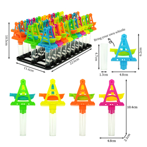Jouets à bonbons d'assemblage Sifflet de bateau pirate en plastique avec tube vide Conteneur à bonbons pour enfants - Product Image 2